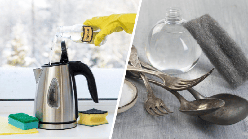 4 fois où on peut utiliser le vinaigre pour entretenir sa cuisine