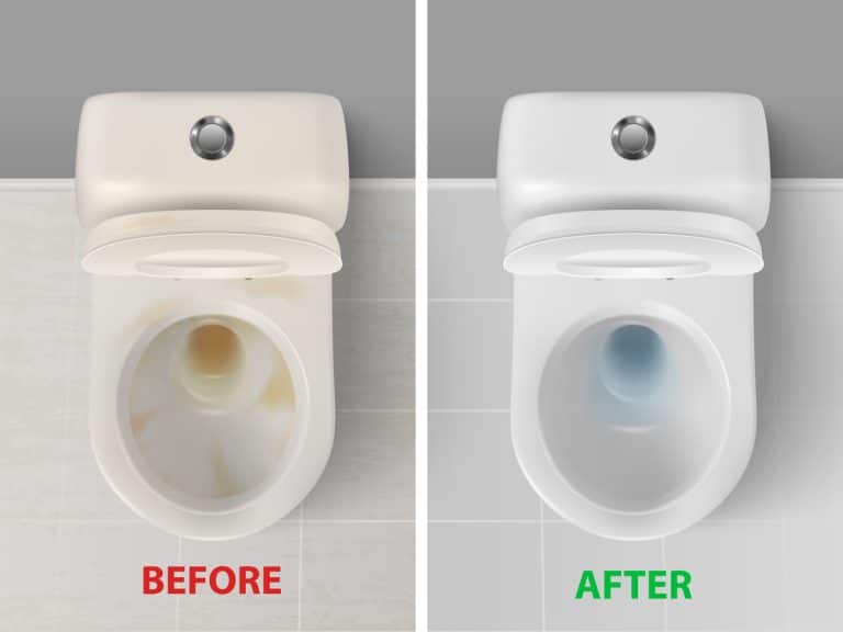 nettoyer les toilettes détartrer les wc