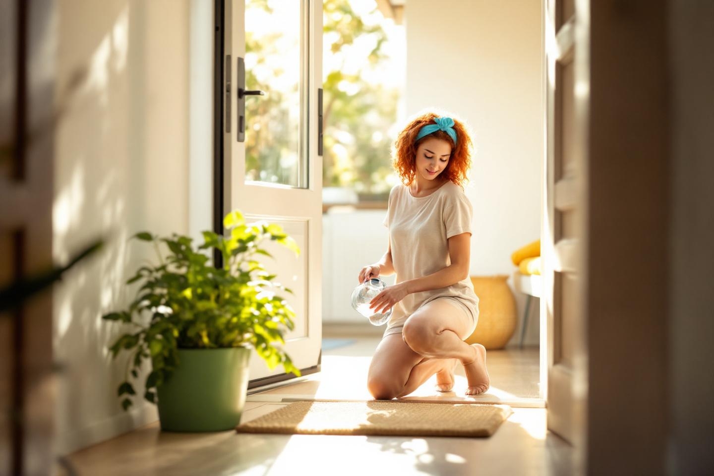 Canicule : il en faut parfois peu pour avoir moi chaud ! L’astuce toute simple devant l’entrée pour garder la maison fraîche sans dépenser plus