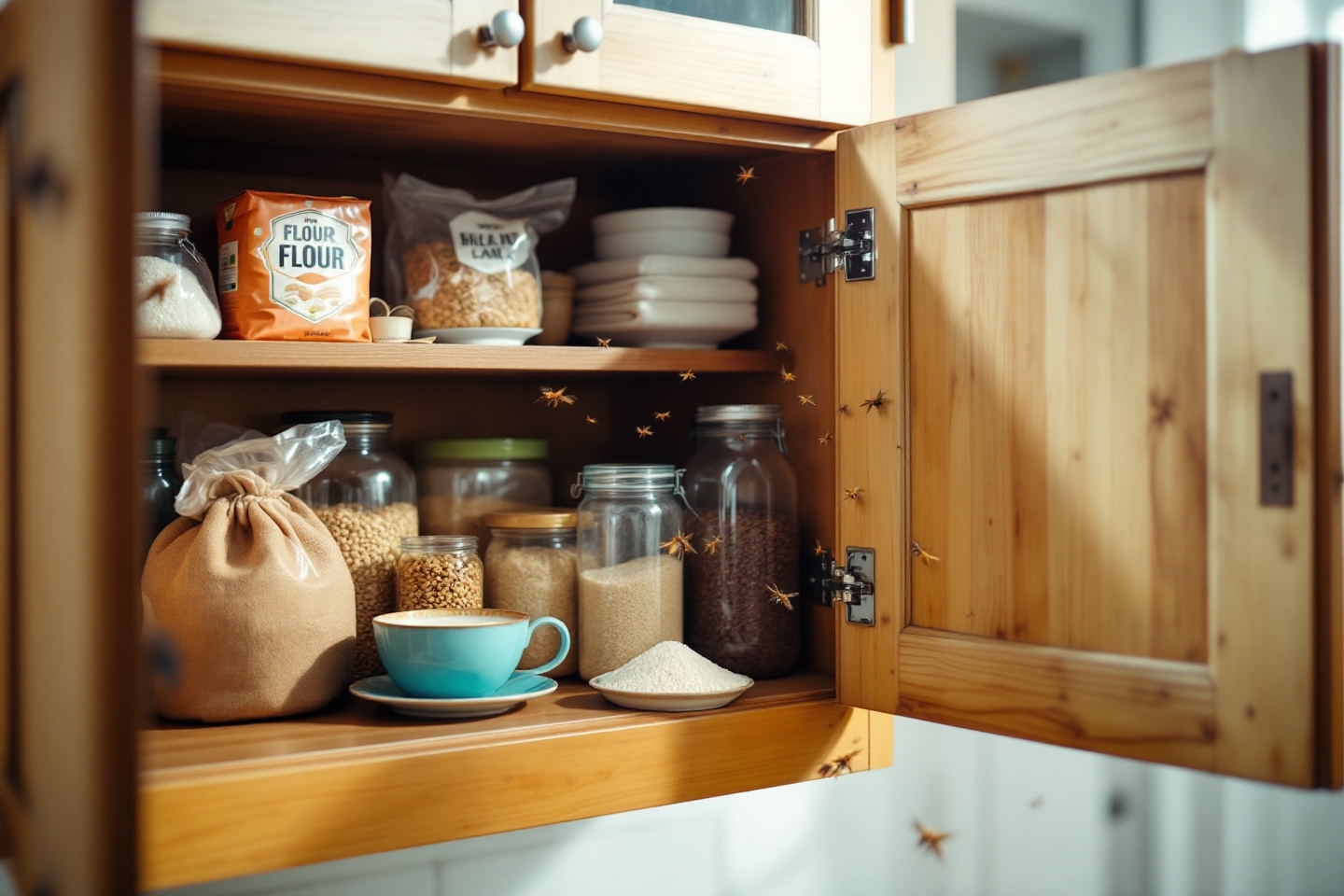 Ce que vous pouvez disposer dans vos placards pour en finir avec les mites alimentaires tout l’automne