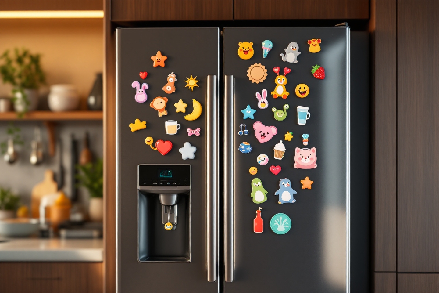 Ces objets que l’on aime mettre sur le frigo, mais qui sabotent son efficacité et abîment la porte !