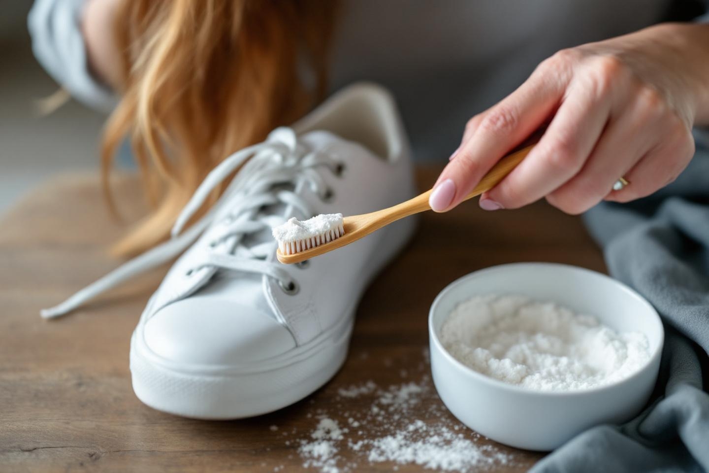 Ce secret de cuisine redonne aux baskets sales l’apparence, la blancheur et la fraîcheur du neuf !