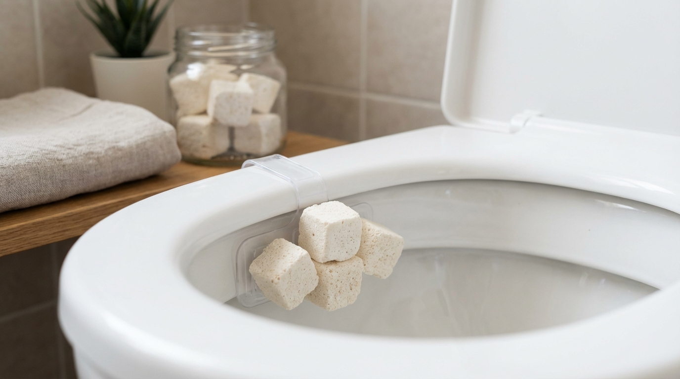 Depuis que je suspends ce petit bloc dans la cuvette, je n’ai plus acheté un seul produit WC en supermarché