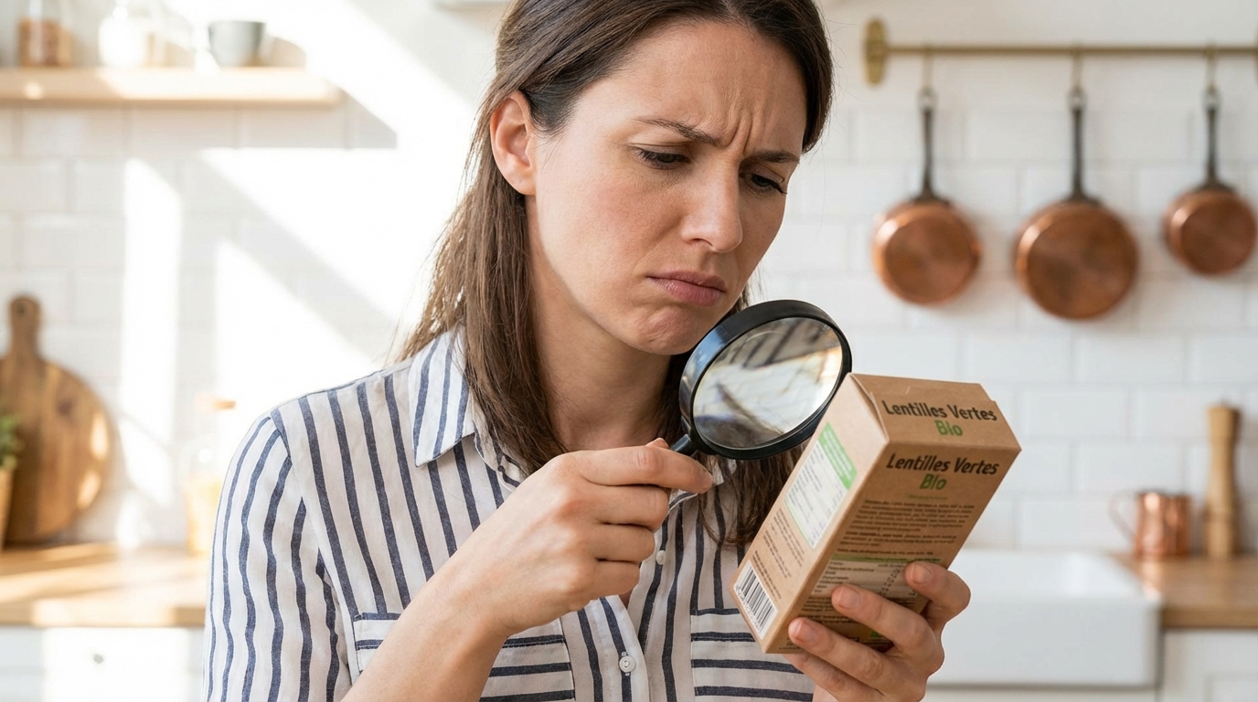 Je pensais mon panier bio irréprochable : une simple information sur l’emballage a tout changé