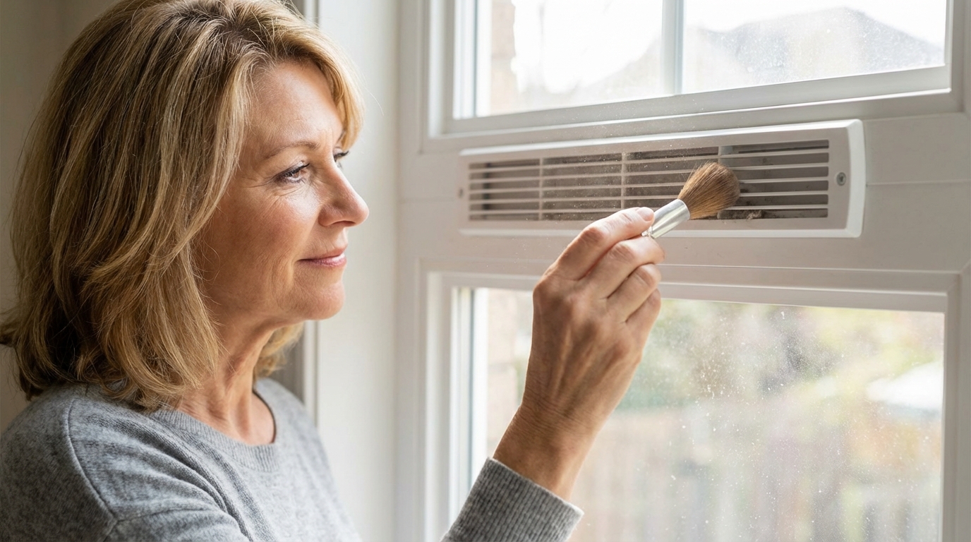 Je n’avais jamais touché à cette petite pièce sur mes fenêtres : l’air de mon appartement en a souffert pendant des années