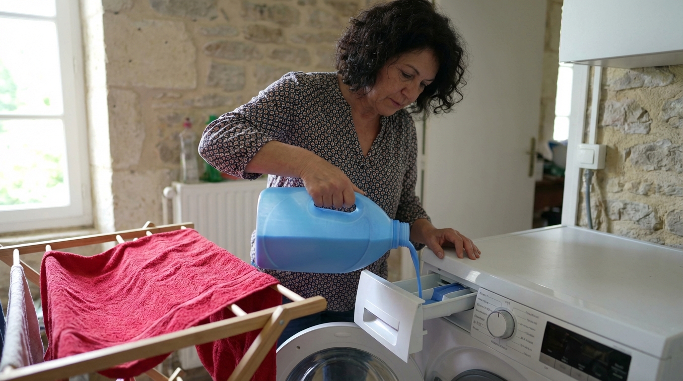 Ce réflexe avec la lessive flingue discrètement votre linge et ruine la machine : la vraie erreur à éviter absolument