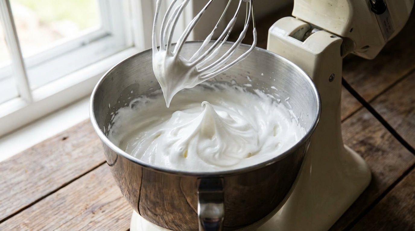 Vous avez cet ingrédient dans votre placard et il fait des mousses blanches incroyables (sans œuf)
