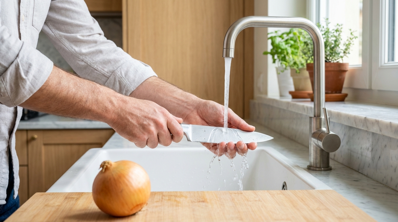 Ma plus grande découverte face aux oignons : ce geste rapide qui a sauvé mes yeux en cuisine