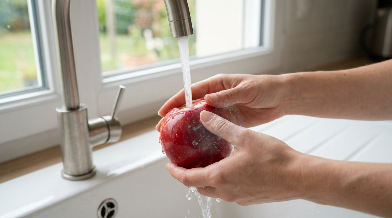 Vos fruits gardent un secret invisible même après un bon coup de robinet