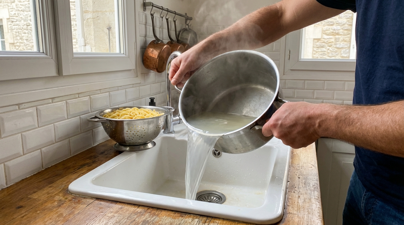 Ce geste absurde que l’on fait tous après avoir cuit des pâtes gâche un trésor culinaire insoupçonné