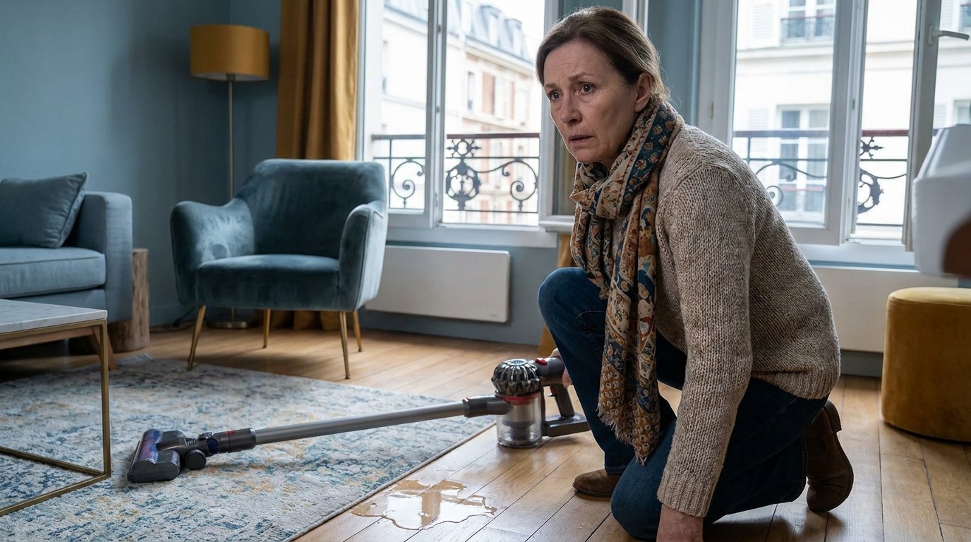 J’ai rangé mon aspirateur après avoir aspiré de l’eau sans rien vérifier : deux jours plus tard, l’odeur qui sortait du placard m’a fait comprendre l’étendue des dégâts