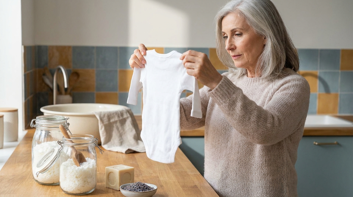 Je lavais le linge de mon petit fils avec une lessive « spéciale peaux fragiles » : quand j’ai fabriqué la mienne en cinq minutes, j’ai compris pourquoi sa peau était encore rouge