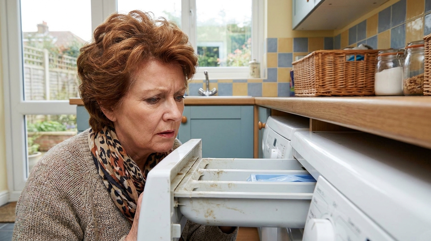 « Ouvrez le bac à lessive » : un réparateur m’a montré ce qui s’accumule dans la machine et j’ai compris pourquoi mon linge sentait mauvais