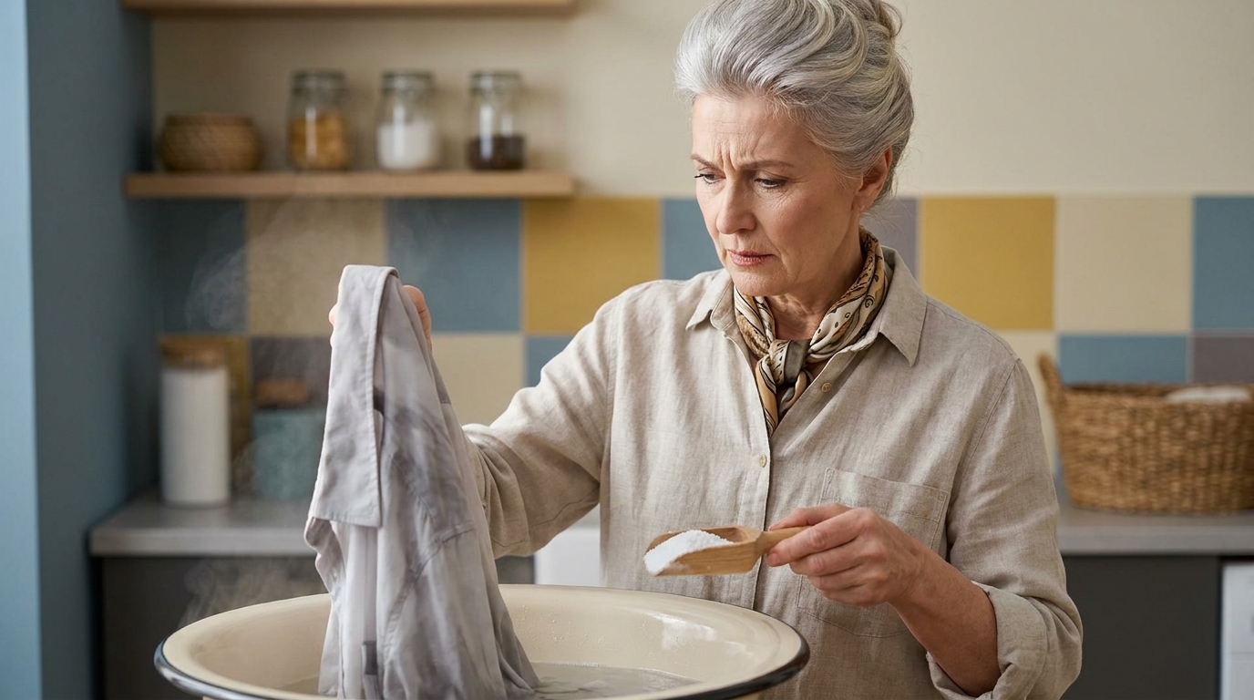 J’ai versé mon percarbonate seul dans la machine pendant des mois : en sortant le linge gris, j’ai compris ce que j’oubliais d’y associer