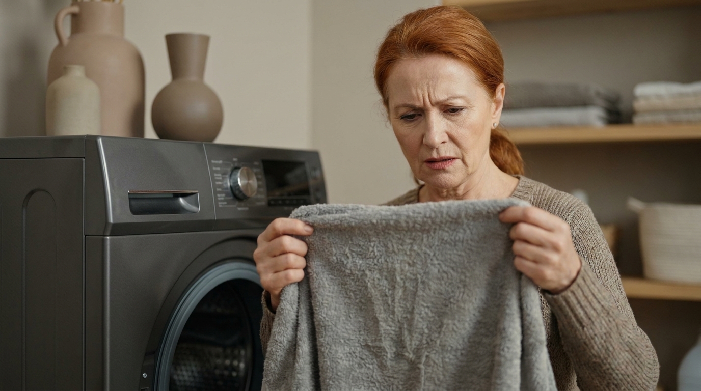 Mes serviettes sortaient rêches et grises du lave-linge depuis des années : le jour où j’ai changé un seul réglage, j’ai compris ce qui les abîmait