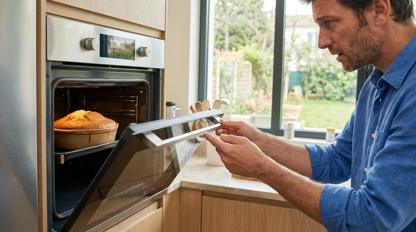 Votre gâteau gonfle parfaitement dans le four puis s’écrase sur la grille : le réflexe que vous avez en fin de cuisson est exactement ce qu’il ne faut pas faire