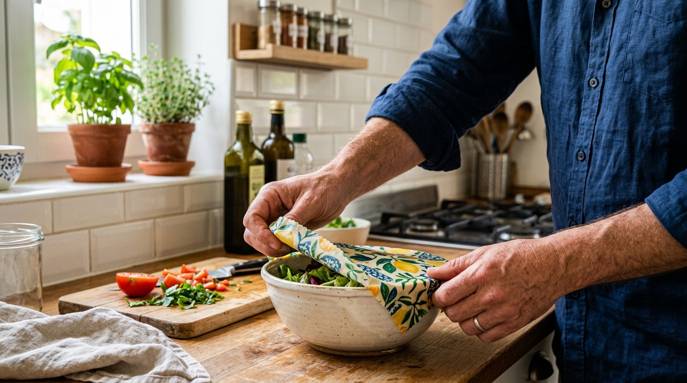 C’est fini pour le film alimentaire : en 2026, les adeptes du zéro déchet couvrent tous leurs plats avec ce tissu passé au four
