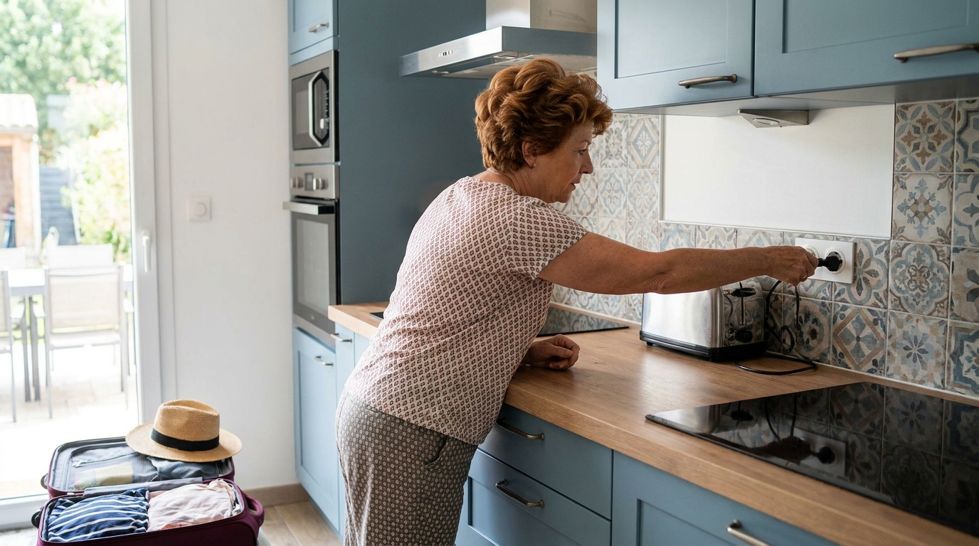 J’ai fermé ma maison en dix minutes avant de partir juste pour être tranquille : au retour, mes voisins avaient tous un dégât et moi rien