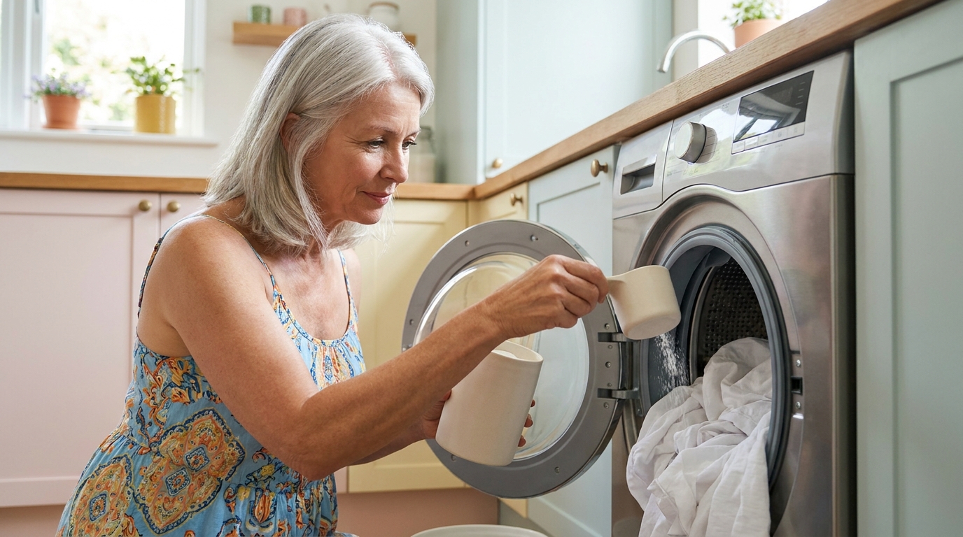 Le cauchemar du linge grisâtre est terminé : cet ingrédient méconnu à prix dérisoire restaure un blanc éblouissant