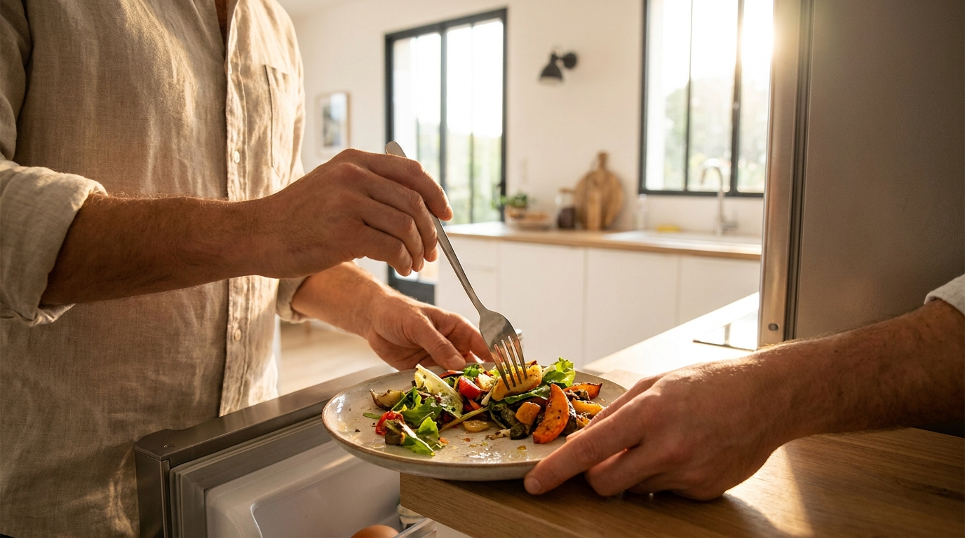 Mon père retirait toujours la fourchette de l’assiette avant de la mettre au frigo : j’ai ri pendant des années avant de comprendre pourquoi il avait raison