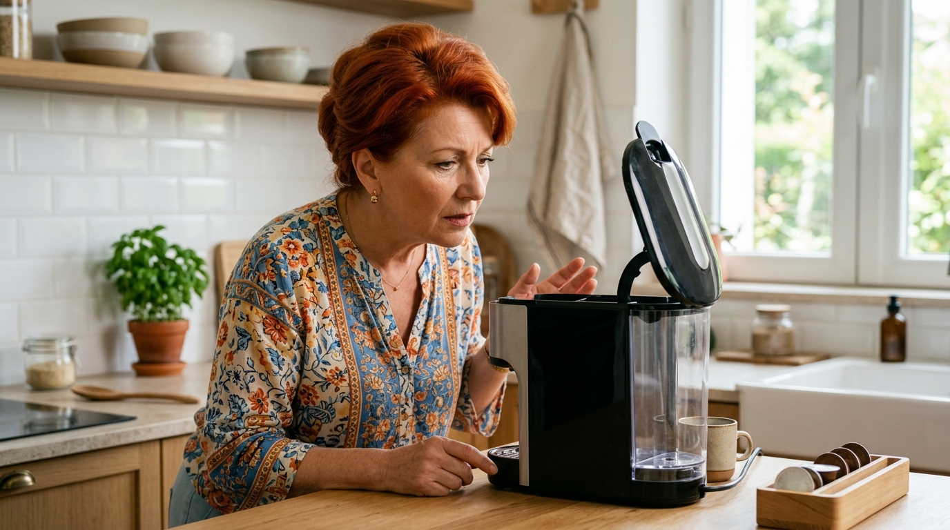 J’ai détartré ma cafetière à dosettes un dimanche matin : en rouvrant le réservoir, j’ai compris que j’avais tout fait à l’envers