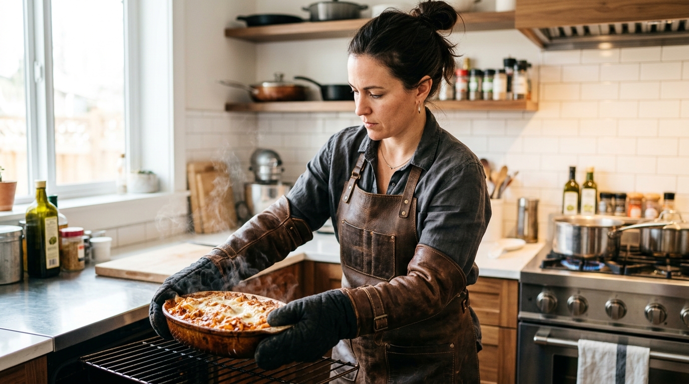 J’ai gardé mon tablier de cuisine pendant des années : le soir où je me suis brûlé en sortant un plat, j’ai compris ce qu’il ne couvrait pas