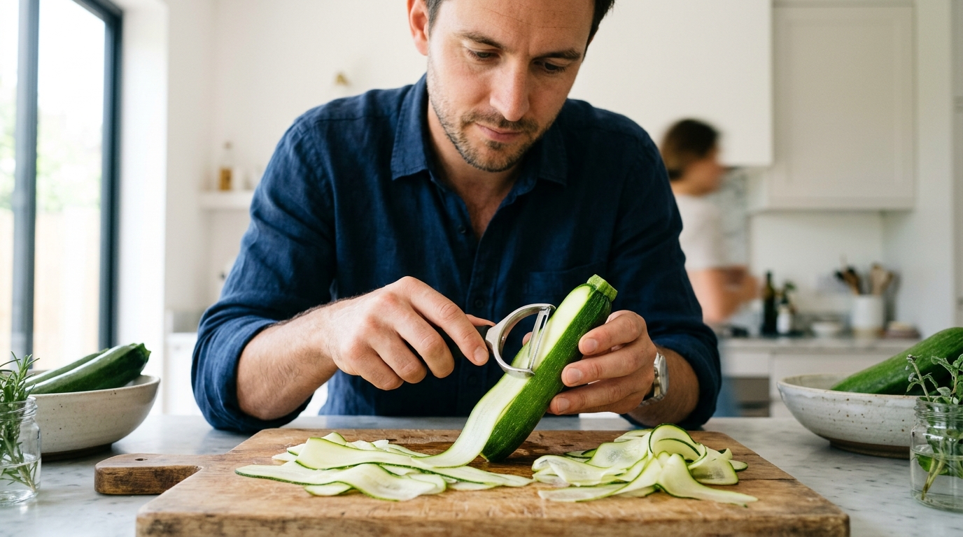 J’ai rangé ma mandoline au fond du placard un dimanche : depuis, mes courgettes sortent plus fines qu’avant et je ne me coupe plus