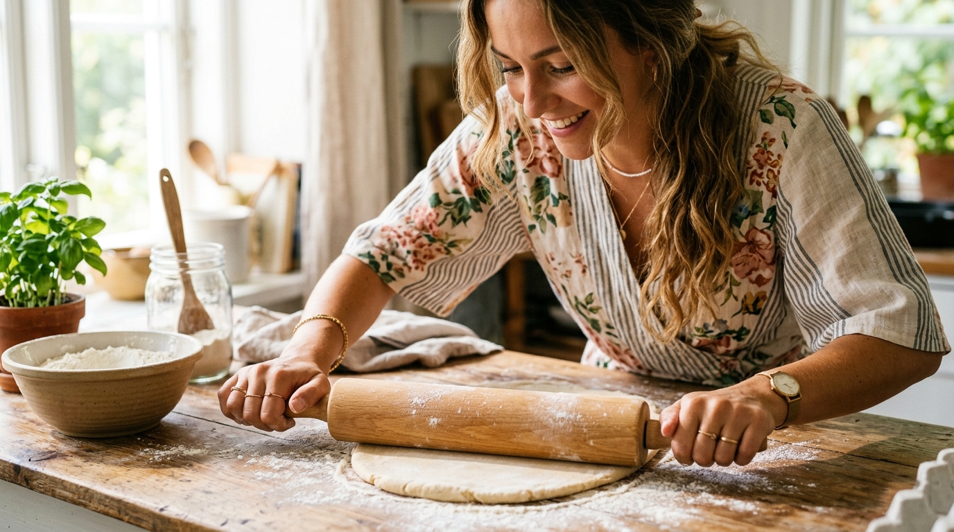 Ma voisine n’a jamais eu de rouleau à pâtisserie : elle sort un objet de son frigo et sa pâte est parfaite