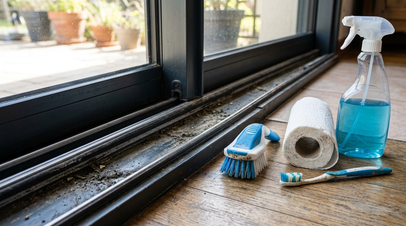 Plus personne ne frotte les rails de fenêtre à la brosse : voici ce qu’on y dépose à la place